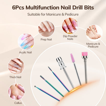 Crown™ Nail Lamp & Wand™ Nail Drill Bundle – Zebra Print