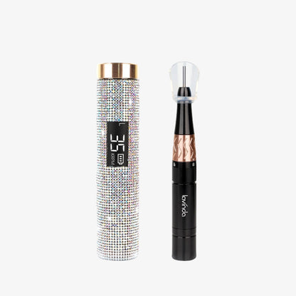 Crown™ Nail Lamp & Wand™ Lite Drill Bundle - Crystal Diamond