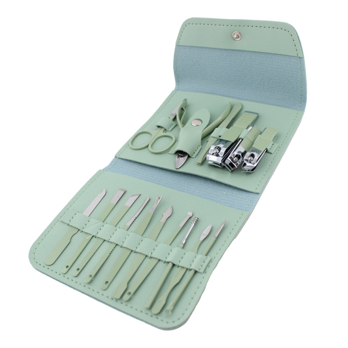 16-Piece Manicure Set – Nail Clippers & Grooming Kit with Case