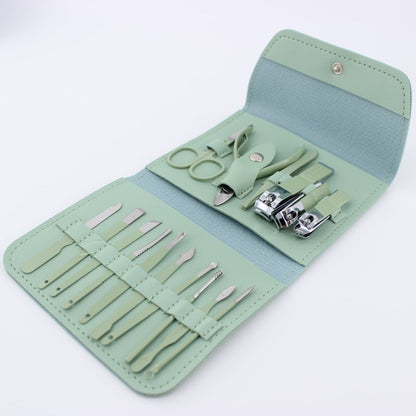 16-Piece Manicure Set – Nail Clippers & Grooming Kit with Case