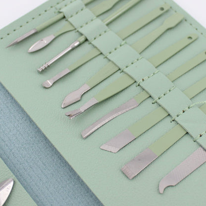 16-Piece Manicure Set – Nail Clippers & Grooming Kit with Case